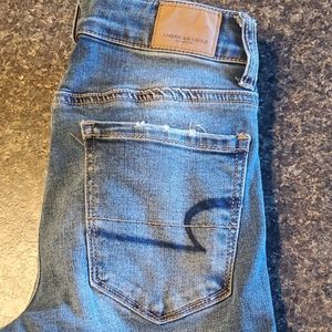 American Eagle High Rise Jegging 00 short